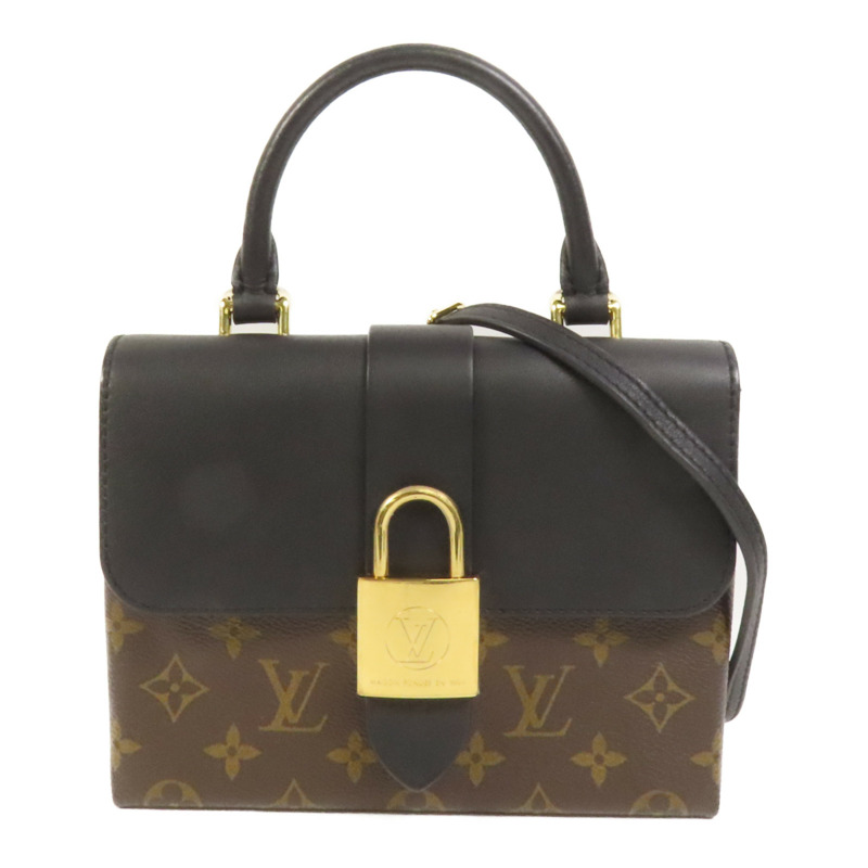 LOUIS VUITTON Monogram Locky BB金扣手挽肩背兩用袋-0