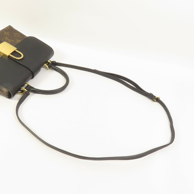 LOUIS VUITTON Monogram Locky BB金扣手挽肩背兩用袋-4