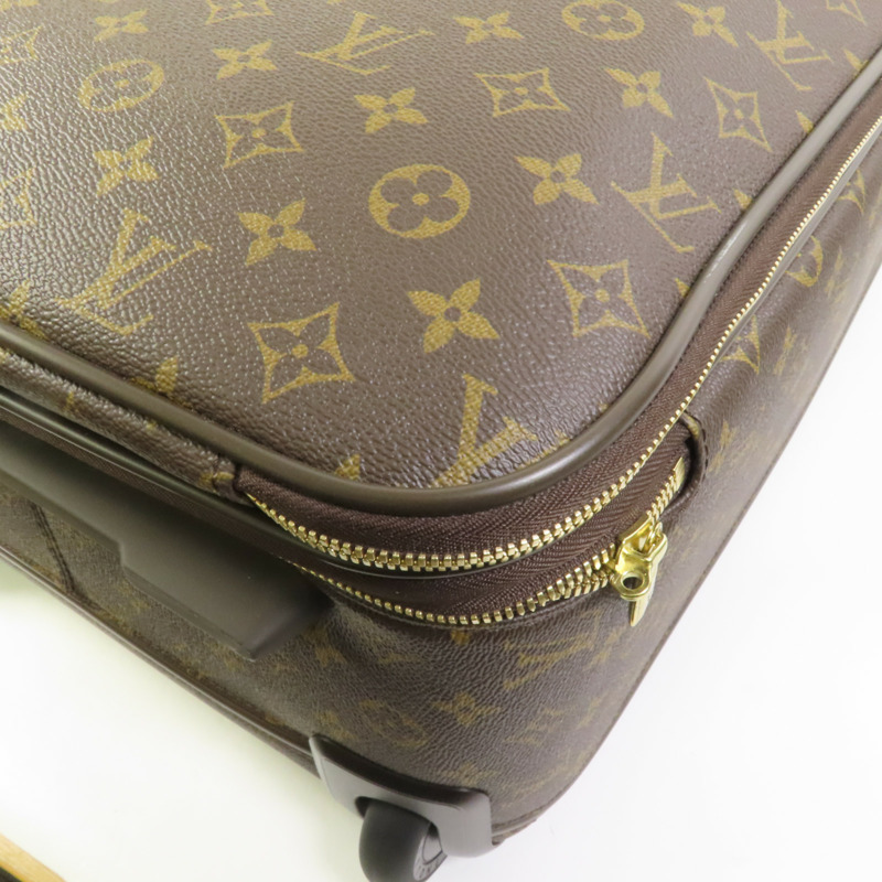 LOUIS VUITTON Monogram Pegase 55金扣行李箱-16