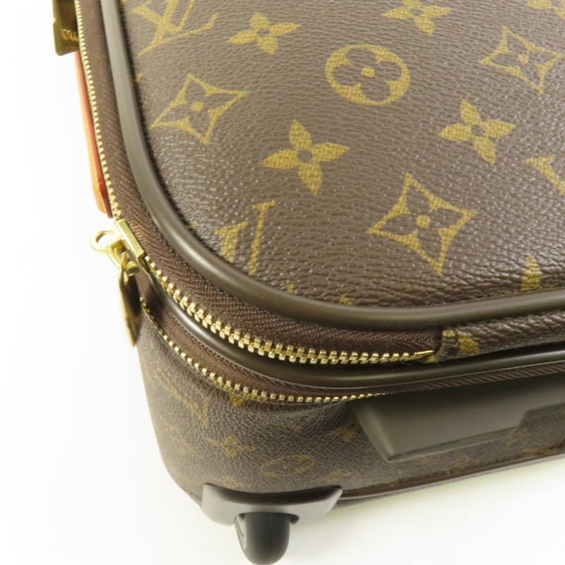 LOUIS VUITTON Monogram Pegase 55金扣行李箱-17