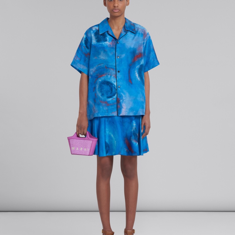 Marni 女士 微型Tropicalia單肩包均碼碼MICRO、22cm*10cm*18cm-5