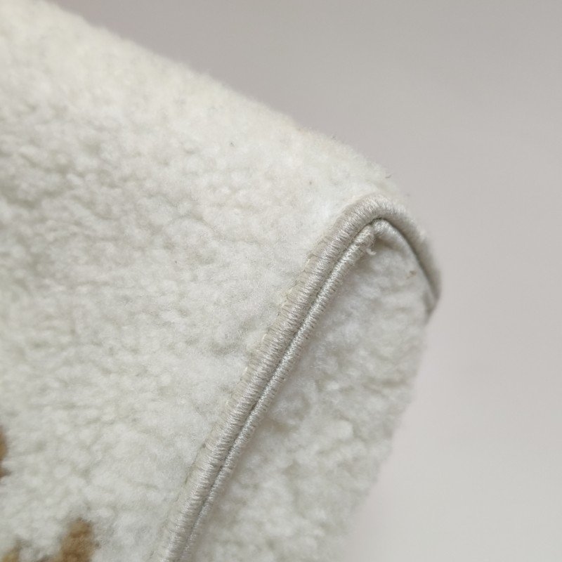 Fendi Sunshine迷你牛皮拼色毛絨字母Logo斜挎包-16