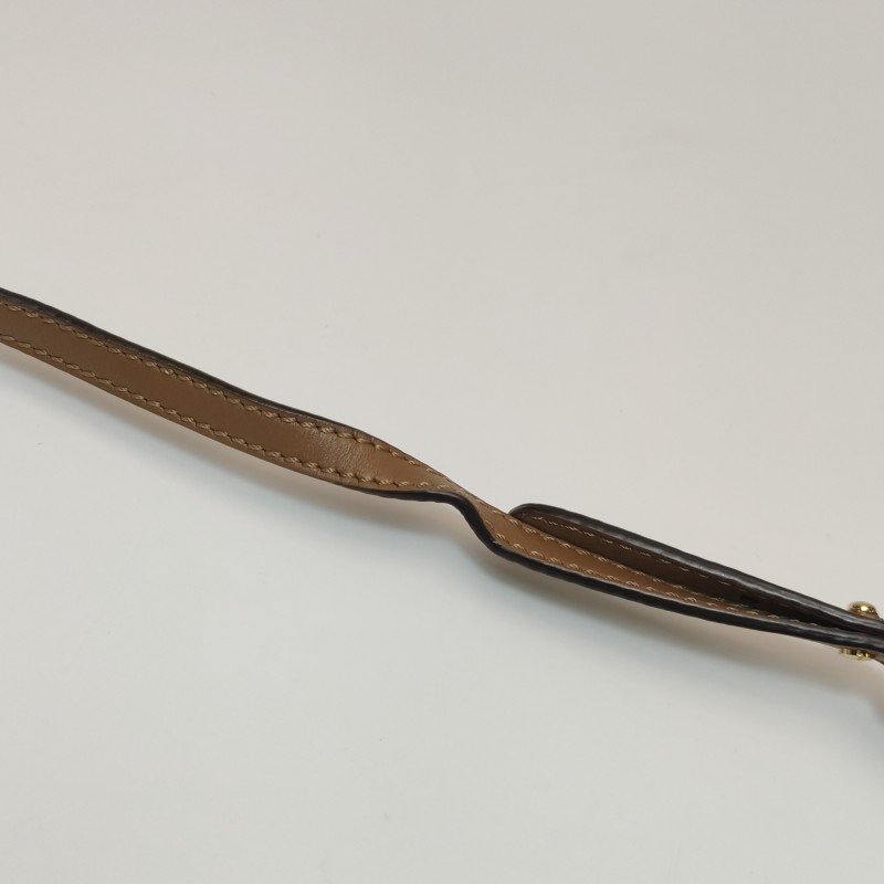 Fendi Sunshine迷你牛皮拼色毛絨字母Logo斜挎包-22