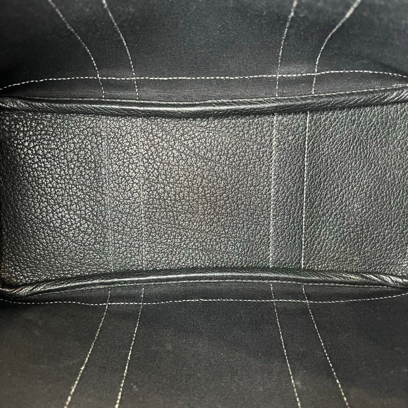 HERMES □I刻 黑帆布GP30手提包-7