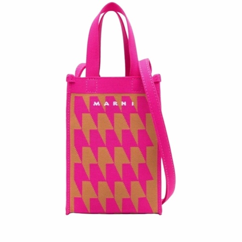Marni 女士 小號徽標單肩包均碼碼小號、21cm*6cm*13.5cm