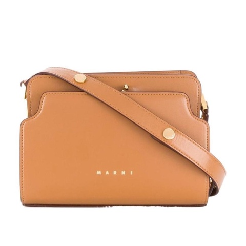 Marni 女士 多個分層單肩包均碼碼尺碼:均碼->厚度:6 釐米;高度:13 釐米;帶長:45 釐米;寬度:19 釐米;手柄:25 釐米