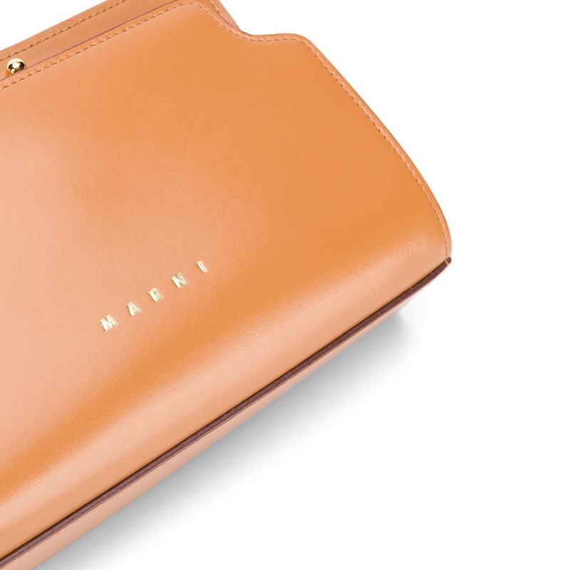 Marni 女士 多個分層單肩包均碼碼尺碼:均碼->厚度:6 釐米;高度:13 釐米;帶長:45 釐米;寬度:19 釐米;手柄:25 釐米-1