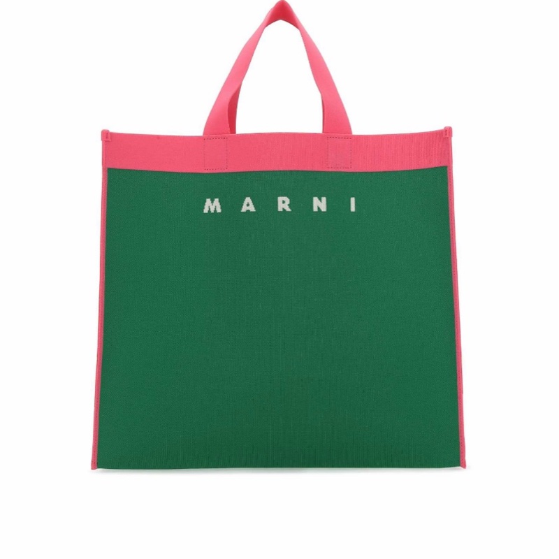 Marni 女士 logo印花手提包均碼碼長：44cm、寬：20cm、高：40cm、-1