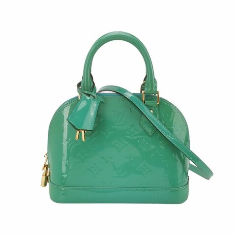 Louis Vuitton(LV)AlmaBB漆皮壓紋貝殼包斜挎包