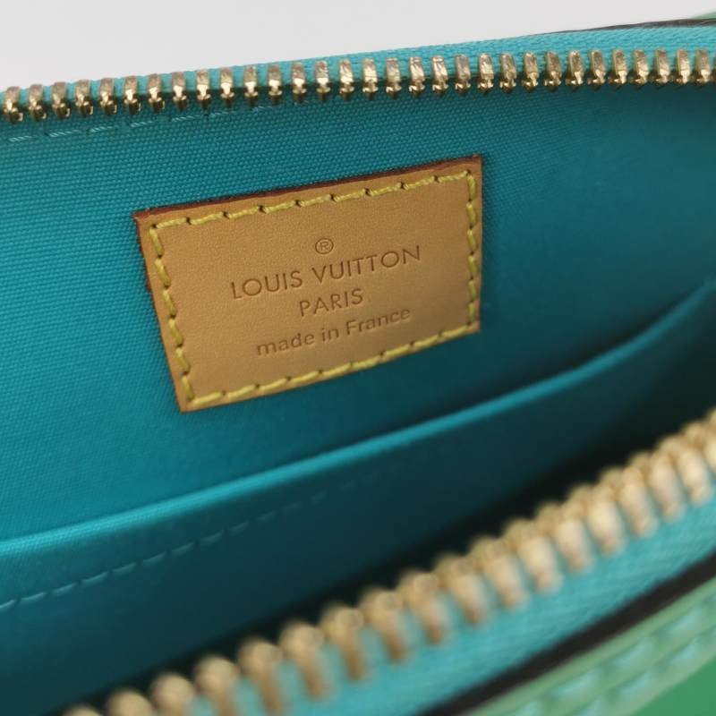 Louis Vuitton(LV)AlmaBB漆皮壓紋貝殼包斜挎包-7