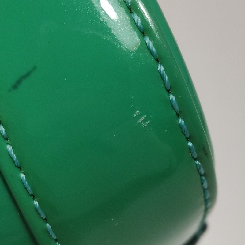 Louis Vuitton(LV)AlmaBB漆皮壓紋貝殼包斜挎包-14