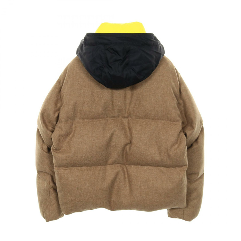 MONCLER GENIUS 1 JW ANDERSON STONORY 羽絨外套 #0 羊毛尼龍 米色 黃色-1
