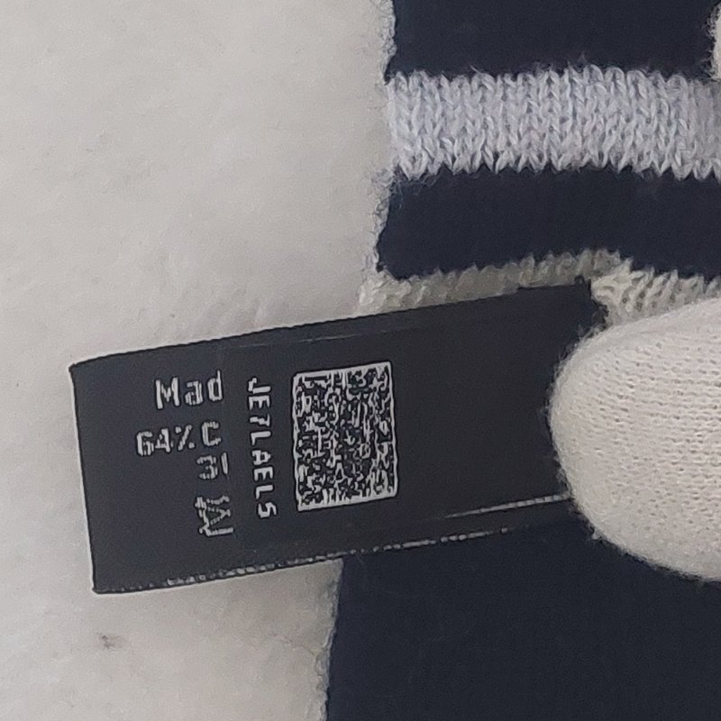 CHANEL香奈兒 經典雙C文字LOGO 羊絨圍巾~(海軍藍)-34