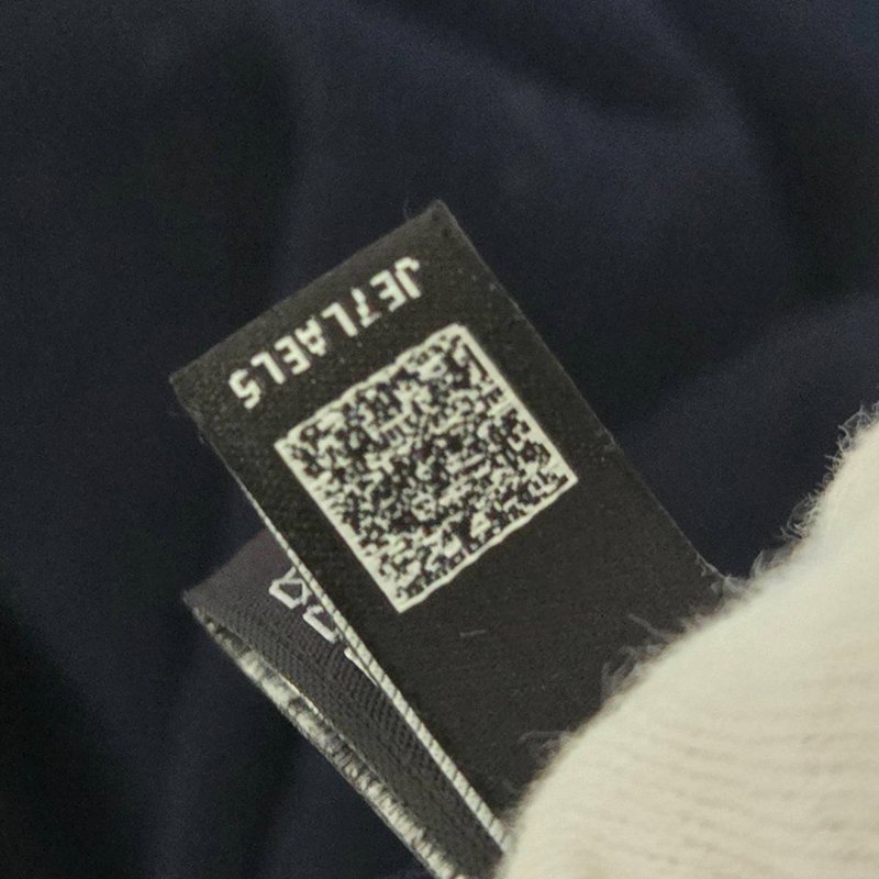 CHANEL香奈兒 經典雙C文字LOGO 羊絨圍巾~(海軍藍)-43