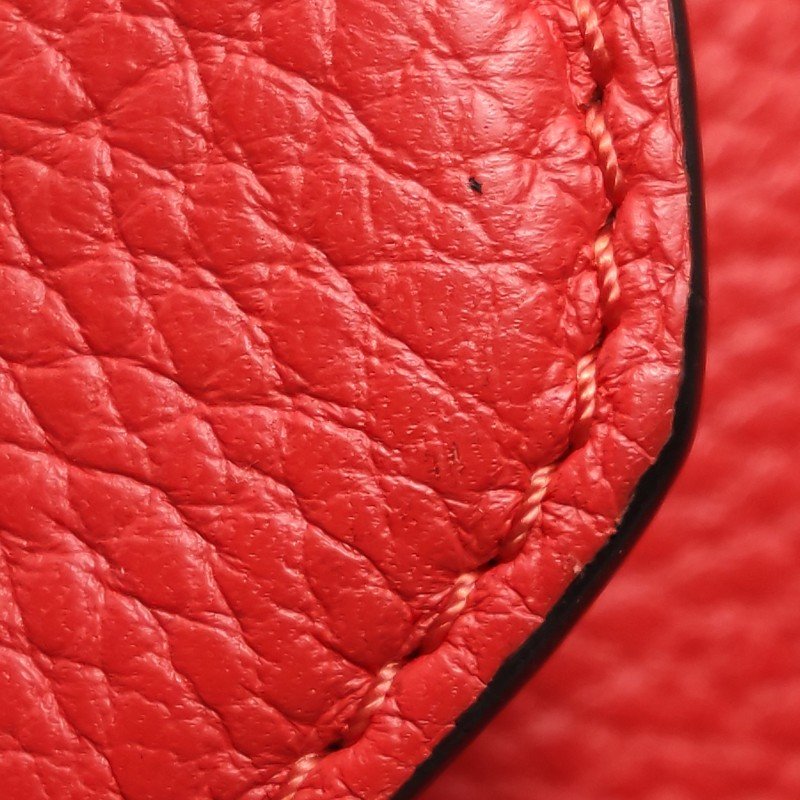 Louis Vuitton(LV)CapucinesBB牛皮純色金屬LV搭扣斜挎包-15