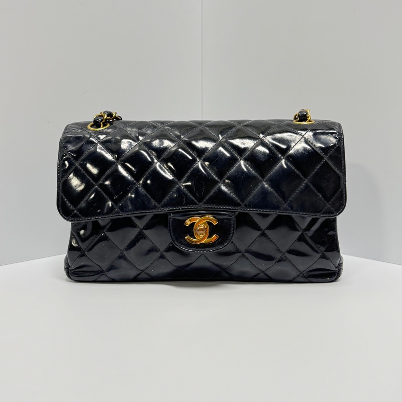 【超絕稀有💍】 Chanel CF25 “雙面包” 黑金經典絕版款（國外平台售價34萬台幣）-9