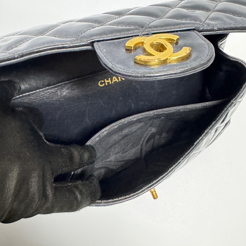 【超絕稀有💍】 Chanel CF25 “雙面包” 黑金經典絕版款（國外平台售價34萬台幣）-16
