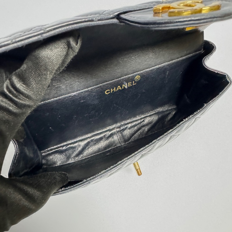 【超絕稀有💍】 Chanel CF25 “雙面包” 黑金經典絕版款（國外平台售價34萬台幣）-18