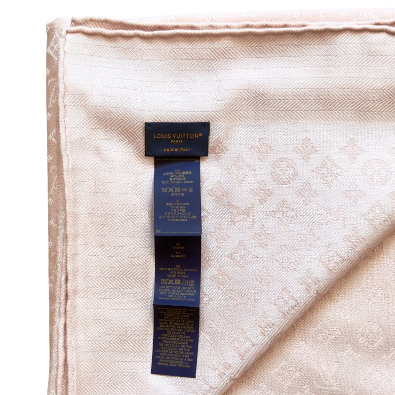 LOUIS VUITTON Evermore 老花 圍巾-5