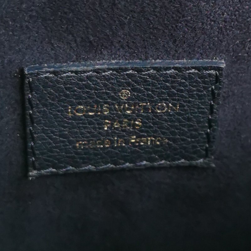 Louis Vuitton(LV)Victoire維多利亞中號牛皮老花拼皮鈎扣單肩包-7