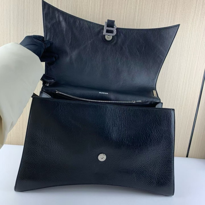 Balenciaga 腋下沙漏包 Crush 銀扣39*23 98新配件塵袋-3