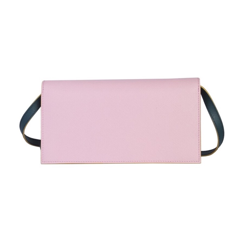 Marni 女士 拉鍊徽標WOC均碼碼長：19.5cm、寬：4.5cm、高：10.5cm-2