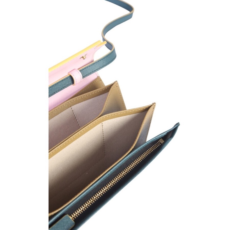 Marni 女士 拉鍊徽標WOC均碼碼長：19.5cm、寬：4.5cm、高：10.5cm-4