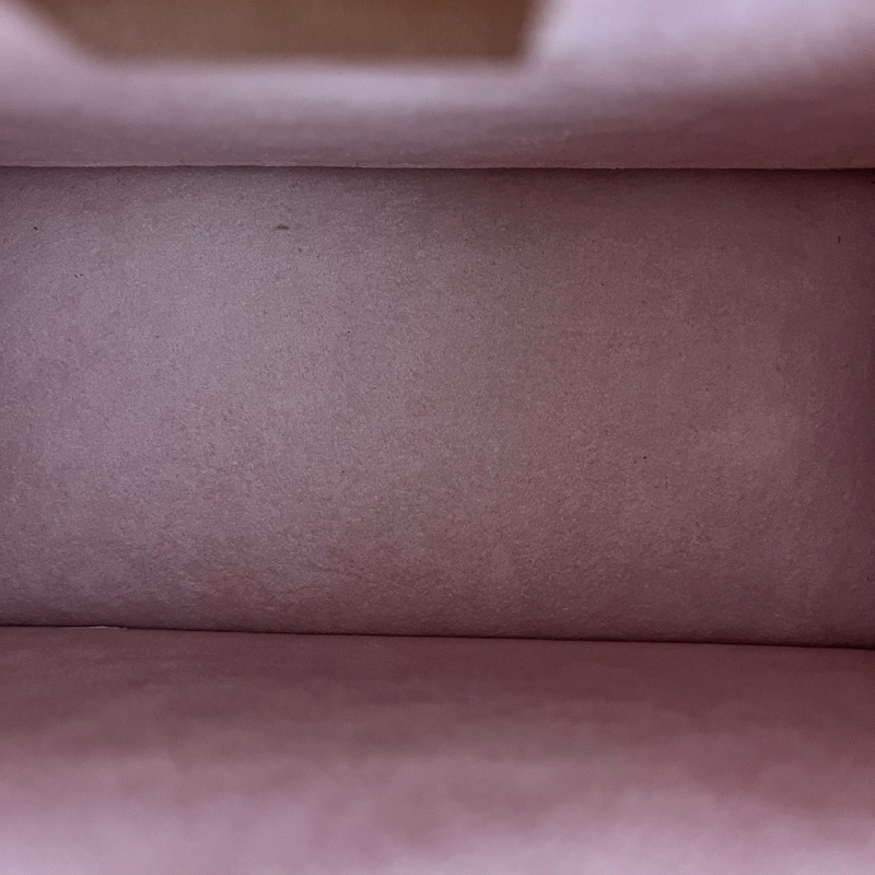 LV 櫻花粉漆皮Spring street系列 19*8*16.5cm  98新配件肩帶盒子塵袋-2