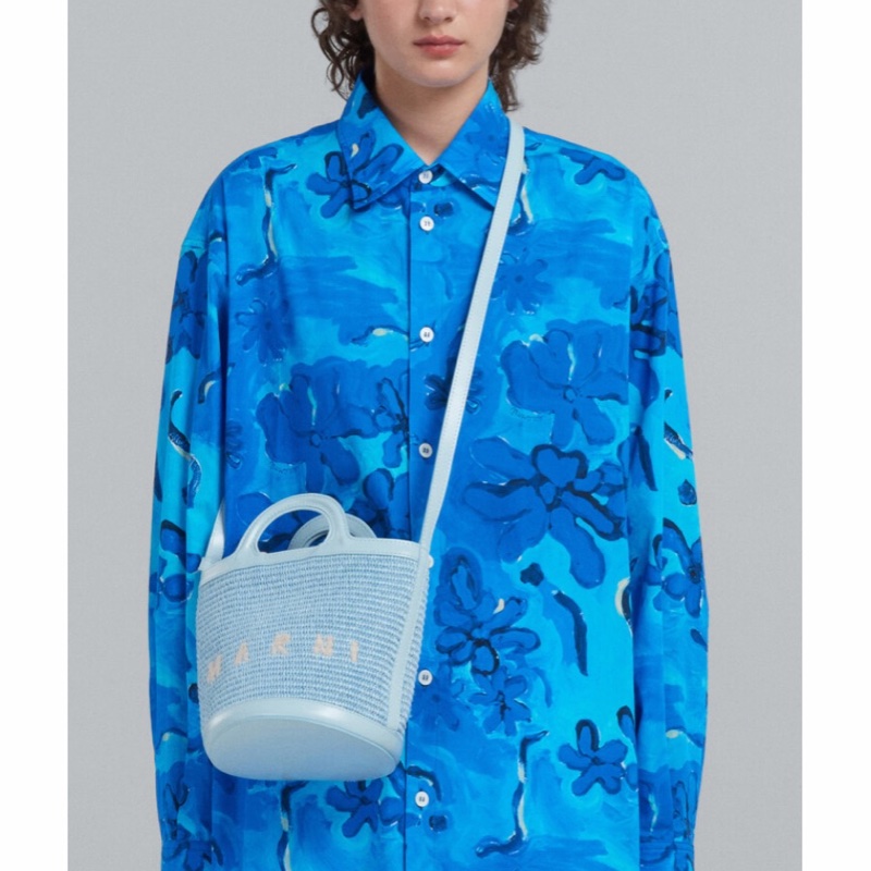 Marni 女士 小號TROPICALIA 水桶包均碼碼小號、18cm*18cm*17cm-4