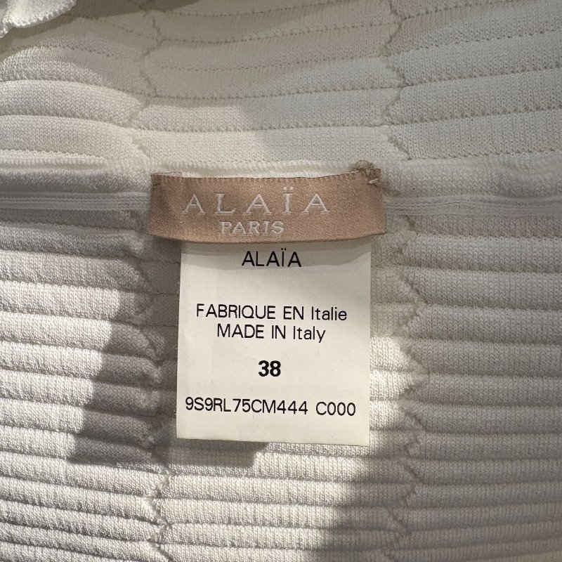 ALAÏA PARIS 立體針織修身洋裝｜Size 38｜Made in Italy-11