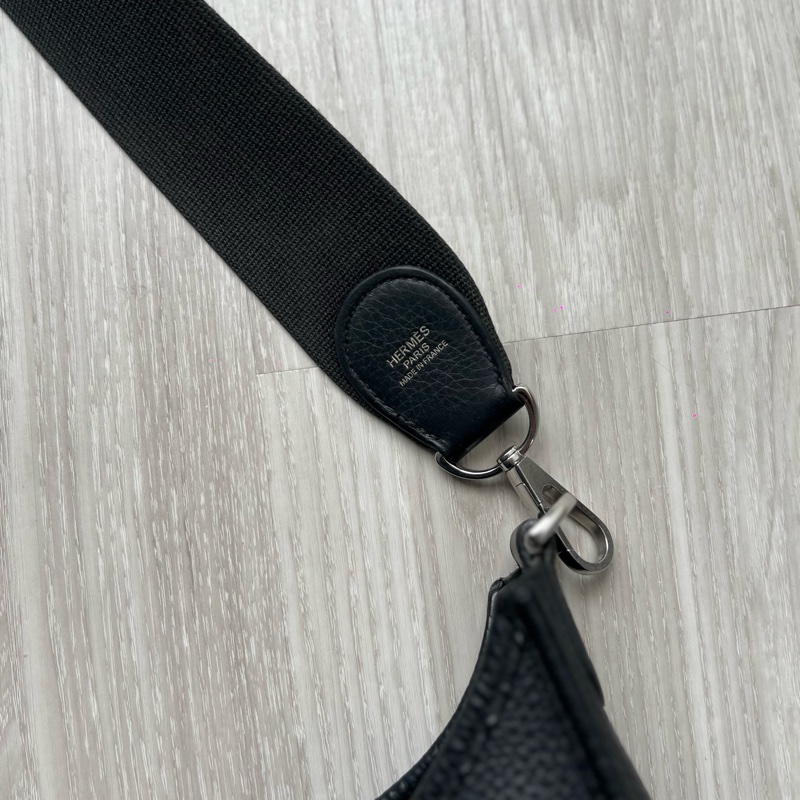 Hermes Evelyne 29 CM 黑色銀扣  正常使用痕跡 防塵套盒子紙卡都在-6