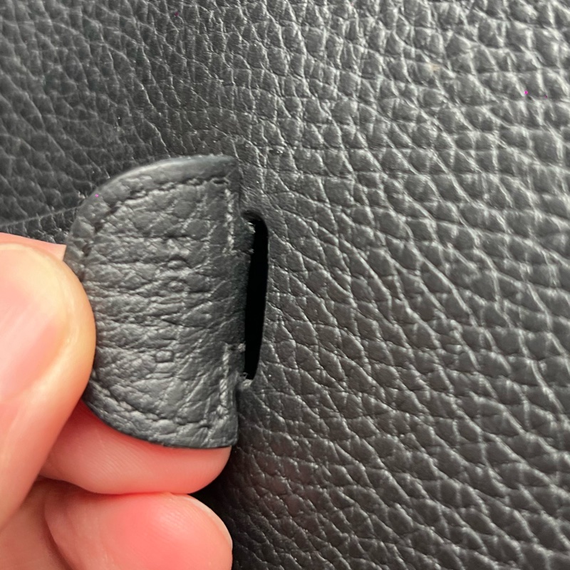 Hermes Evelyne 29 CM 黑色銀扣  正常使用痕跡 防塵套盒子紙卡都在-9