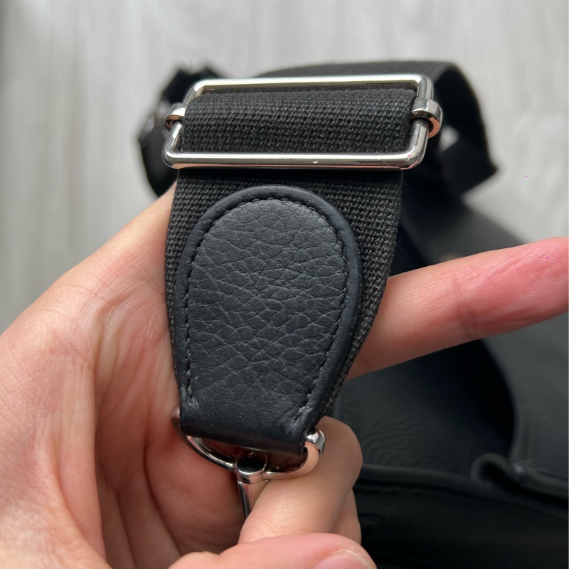 Hermes Evelyne 29 CM 黑色銀扣  正常使用痕跡 防塵套盒子紙卡都在-16
