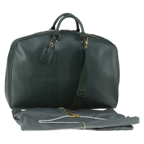 路易威登 Taiga Elanga An Poche Boston Bag Acajou M30104 LV Auth 163911