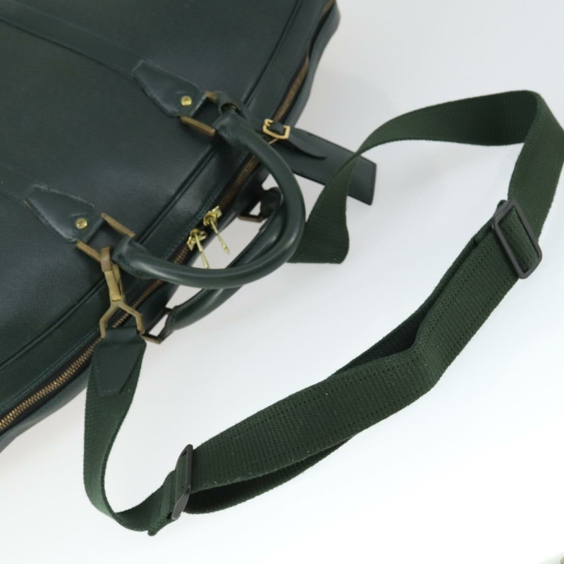 【日本直送】路易威登 Taiga Elanga An Poche Boston Bag Acajou M30104 LV Auth 163911-6