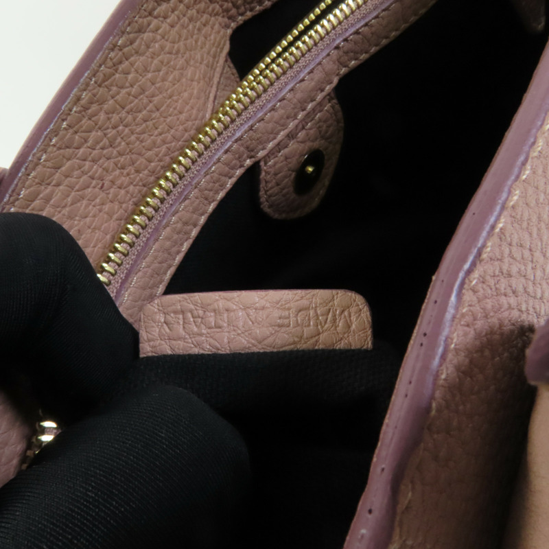 BURBERRY 牛皮皮革2 Way Shoulder金扣手挽肩背兩用袋-9