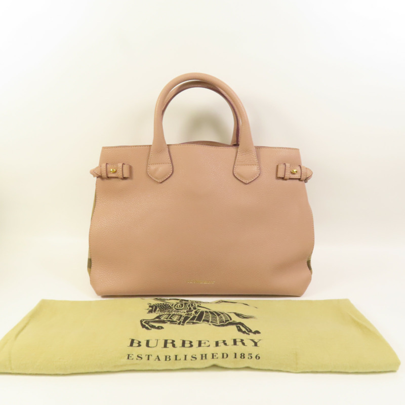 BURBERRY 牛皮皮革2 Way Shoulder金扣手挽肩背兩用袋-10