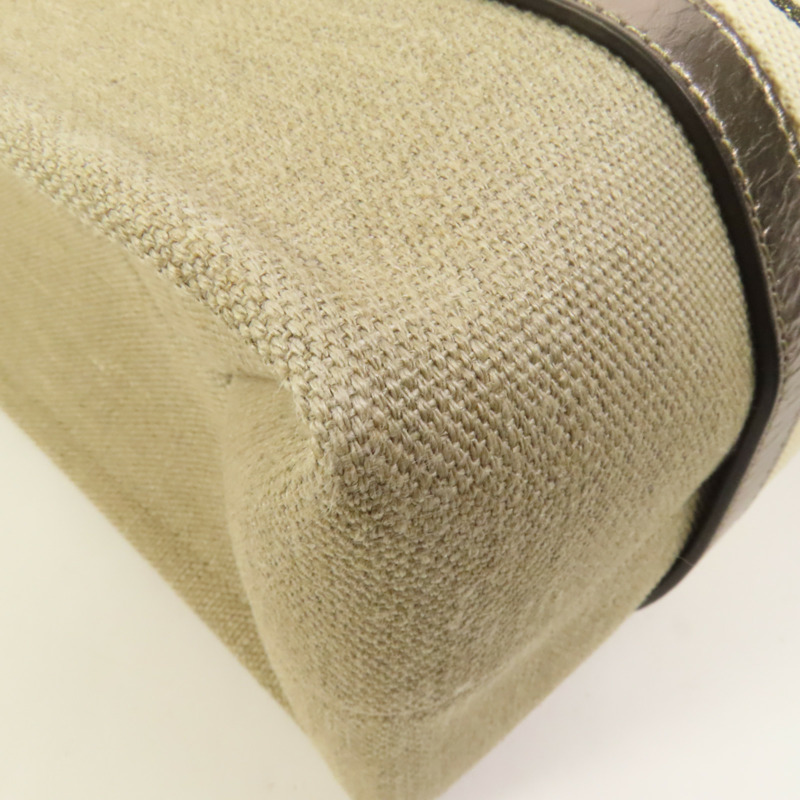 Chloe 帆布Woody Tote Medium肩背袋-12