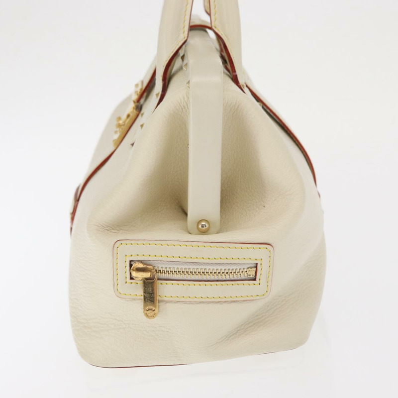 【日本直送】路易威登 Suhari Angenu PM 手提包白色 M91811 LV 正品 BA10182-2