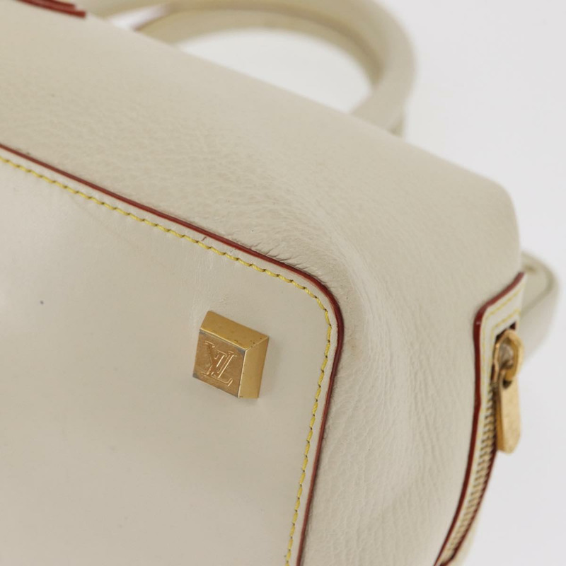 【日本直送】路易威登 Suhari Angenu PM 手提包白色 M91811 LV 正品 BA10182-13