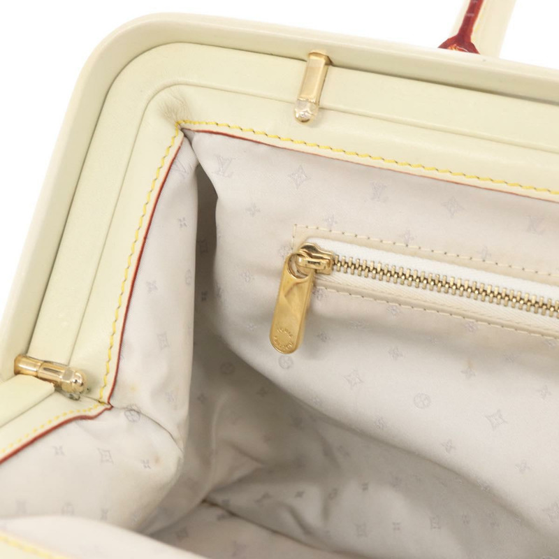 【日本直送】路易威登 Suhari Angenu PM 手提包白色 M91811 LV 正品 BA10182-21