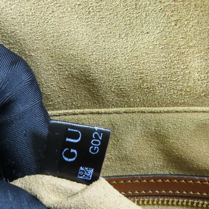 GUCCI 塗層帆布GG Supreme金扣肩背袋-9