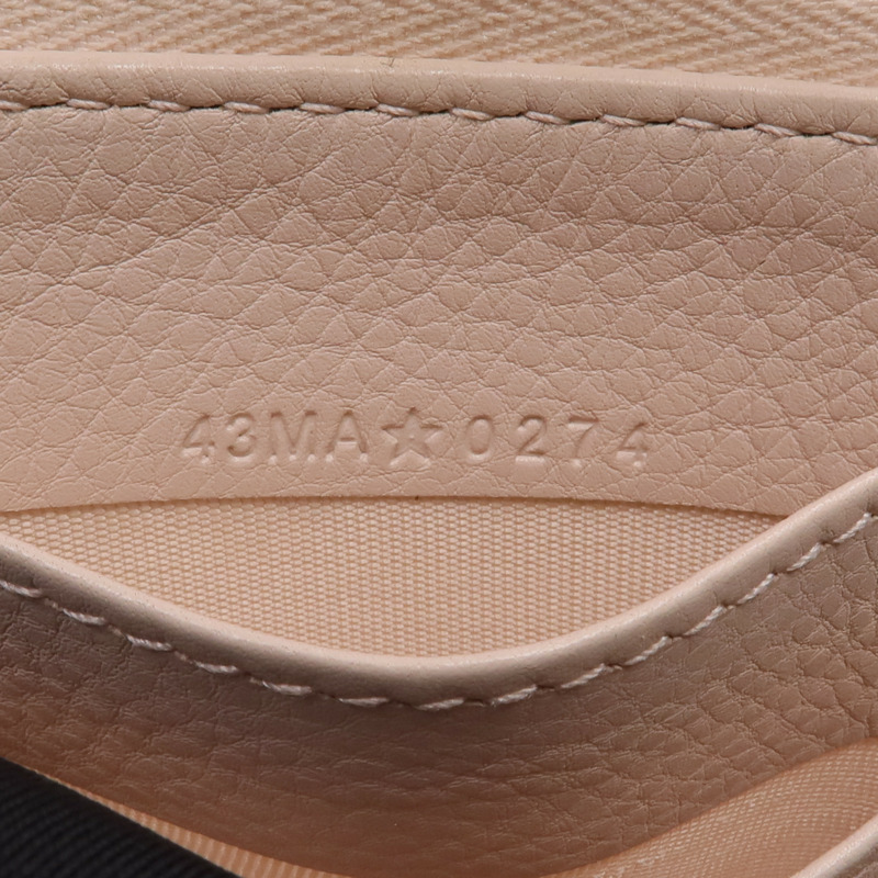 Dior 牛皮皮革Caro Lavender金扣零錢包-15