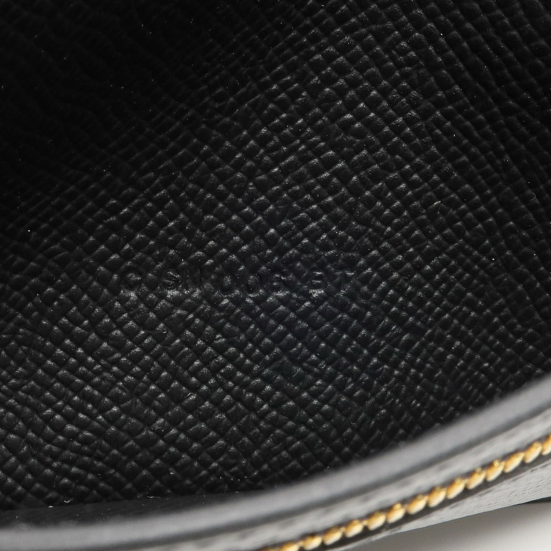 HERMES Epsom皮革Bearn Wallet金扣長錢包Noir-14