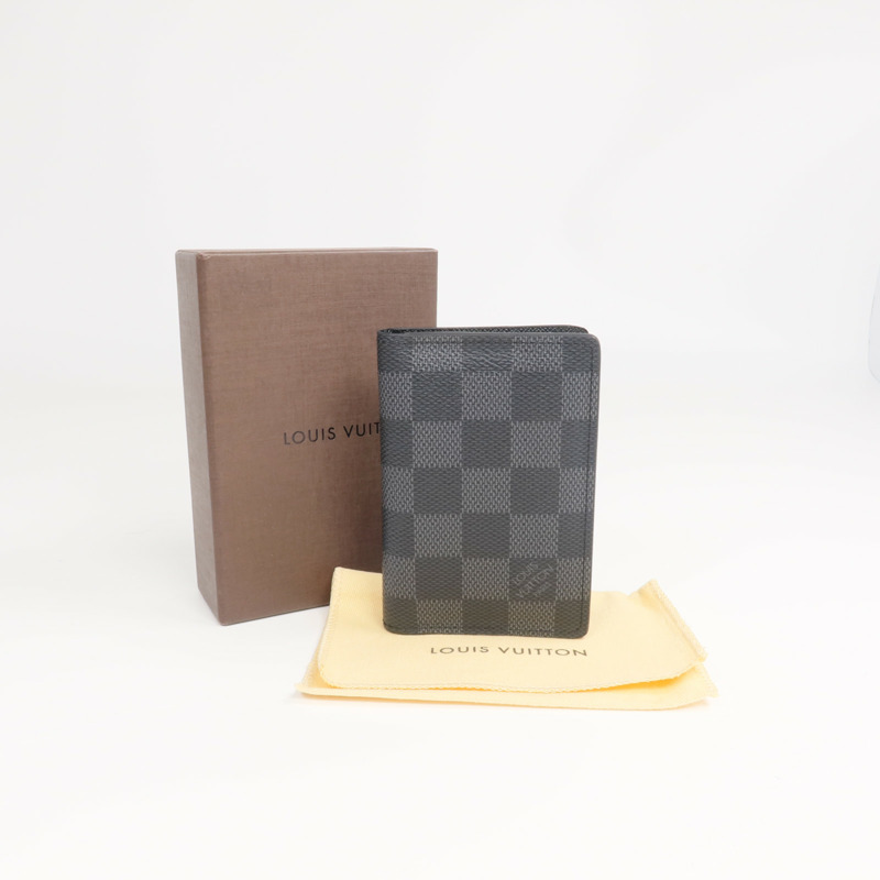 LOUIS VUITTON Damier Graphite Pocket Organizer卡片套-11