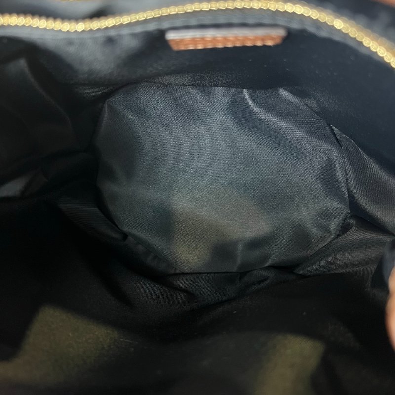 BURBERRY 咖色皮革水桶包-5