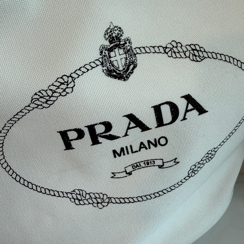 Prada 白色手提斜挎兩用包 內裡小包🩷-2