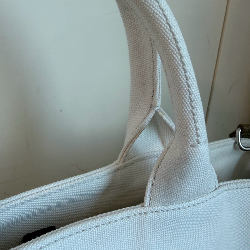Prada 白色手提斜挎兩用包 內裡小包🩷-5