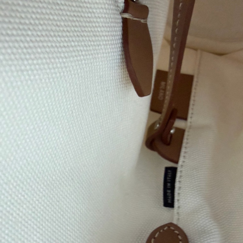 Prada 白色手提斜挎兩用包 內裡小包🩷-13