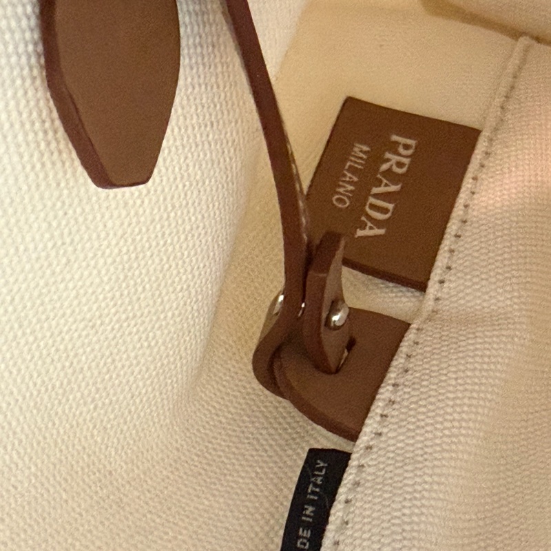 Prada 白色手提斜挎兩用包 內裡小包🩷-14